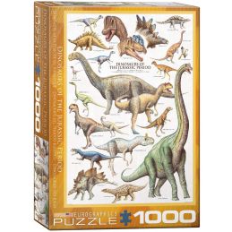 Eurographics Dinosaurs of the Jurassic Period 1000 Piece Jigsaw