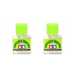 TWIN PACK - Tamiya 87182 Extra Thin Liquid Cement Adhesive Quick Set (40ml)