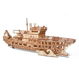 Wood Trick Ocean Explorer Yacht Wooden Model Kit