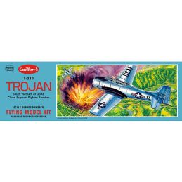 Guillows 1/30 Scale NA Trojan Balsa Model Kit