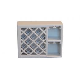 White Wine Rack for 12th Scale Dolls House