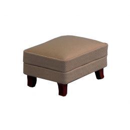 Grey Footstool for 12th Scale Dolls House