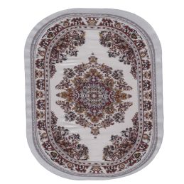 Cream Large Oval Carpet for 12th Scale Dolls House