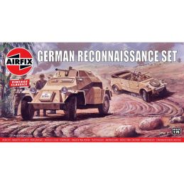 Airfix German Reconnaisance Set 1:76 Scale Plastic Model Kit