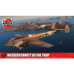 Airfix 1/72 Scale Messerschmitt Bf110E/E-2 TROP Model Kit