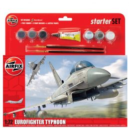 Airfix 1/72 Scale Large Starter Set - Eurofighter Typhoon Model Kit