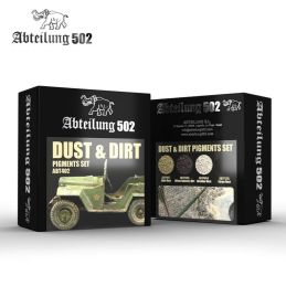 AK Interactive Dust & Dirt Pigments Set