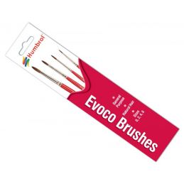 Humbrol Evoco Brush Pack Sizes 0,2,4,6