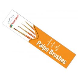 Humbrol Palpo Brush Pack Sizes 000,0,2,4