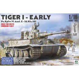 Andy's Hobby Headquarters 1/16 Scale Tiger 1 Tank Early Production Model Kit