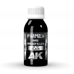 AK Interactive Black Primer And Microfiller