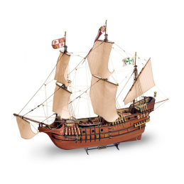 Artesania Latina 1/90 Scale San Francisco II w/ Metal Figures Model Kit