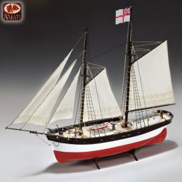 Amati Hunter Q Ship Wooden Model Kit