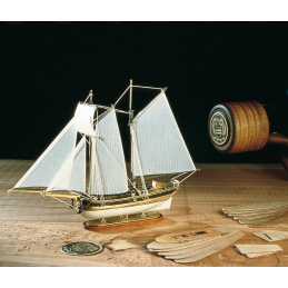 Amati Hannah Ship in a Bottle 1:300 Scale Model Kit
