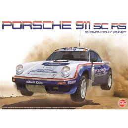 NUNU Porsche 911 SC/RS Rally Oman 1984 1:24 Plastic Model Car Kit