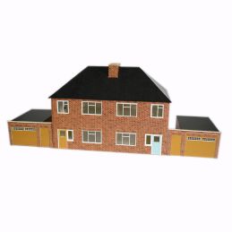 ATD Models 1950s Semi Detached House Card Kit OO Gauge