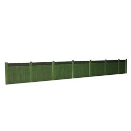 ATD Models Green Wooden Fencing with Trellis Top Card Kit OO Gauge