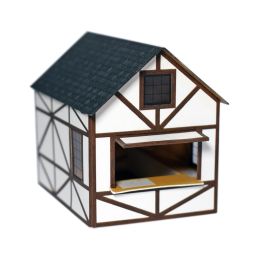 ATD Models Traditional Market Stalls (2) Type 2 Card Kit OO Gauge