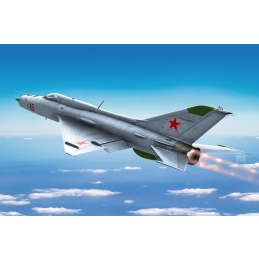 Academy 1/48 Scale Russian Air Force MiG-21PF Fishbed-D Fighter Model Kit