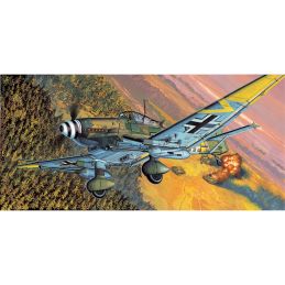 Academy 1/72 Scale German Air Force Junkers Ju-87G-2 Stuka Fighter Model Kit
