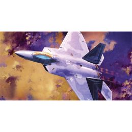 Academy 1/72 Scale US Air Force F-22A Raptor Fighter Model Kit