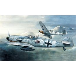 Academy 1/72 Scale German Air Force Messerschmitt Bf 109G Fighter Model Kit