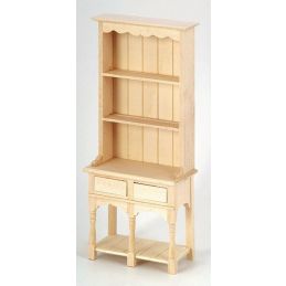 Bare Wood 2 Drawer Dresser for 12th Scale Dolls House