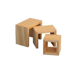 Barewood Modern Nest of Tables for 12th Scale Dolls House