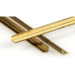 K&S Brass Angle Strip 305mm Length