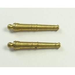 Cannon Barrels Pack of 2 Brass