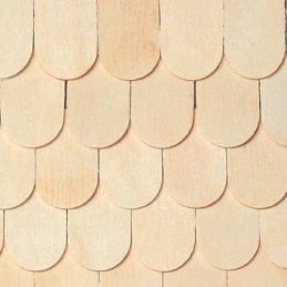 Shingle Fish Roof Tile Pieces 1:12 Scale for Dolls House