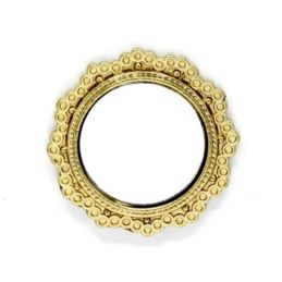 Mirror with Brass Frame for 12th Scale Dolls House