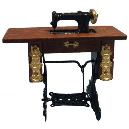 Sewing Machine With Table for 12th Scale Dolls House