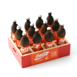 Crate of 12 Coke Bottles for 12th Scale Dolls House
