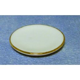 Gold Edged Side Plates for 12th Scale Dolls House