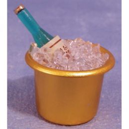 Champagne in Ice Bucket for 12th Scale Dolls House