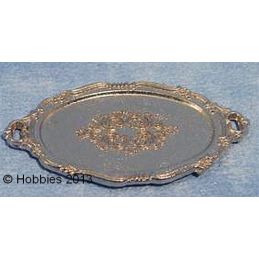 Silver Salver Serving Plate for 12th Scale Dolls House