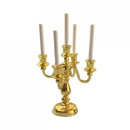 5 Candle Candelabra for 12th Scale Dolls House