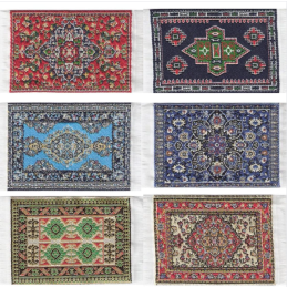 Turkish Carpet 50mm x 70mm for 12th Scale Dolls House