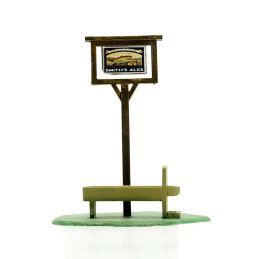 Kitmaster Pub Sign and Horse Trough Kit