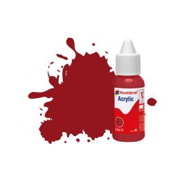 Humbrol Acrylic Dropper Bottles 14ml - Gloss - Crimson