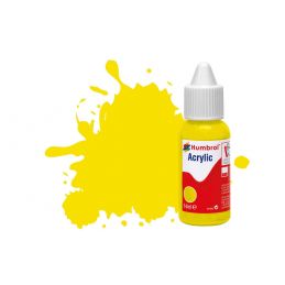 Humbrol Acrylic Dropper Bottles 14ml - Matt - Lemon