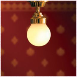 1:12 Scale Hanging LED Battery Lamp Tumdee Dolls House Light Accessory EL287 