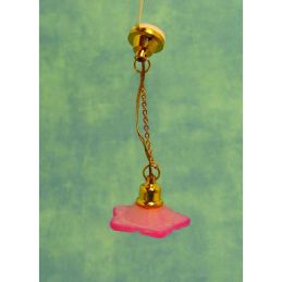 12V Hanging Daisy Pink Shade for 12th Scale Dolls House