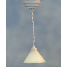 3V LED White Ceiling Light for 12th Scale Dolls House