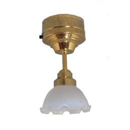 3V LED Piecrust Ceiling Lamp for 12th Scale Dolls House