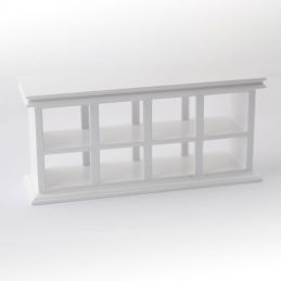 White Shop Counter for 12th Scale Dolls House