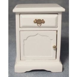 Bedside Table White for 12th Scale Dolls House