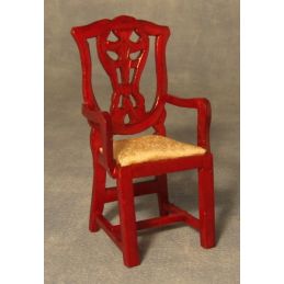 Mahogany Carver Dining Room Chair for 12th Scale Dolls House