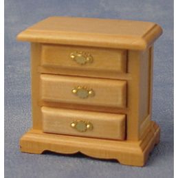 Pine Bedside Chest for 12th Scale Dolls House
